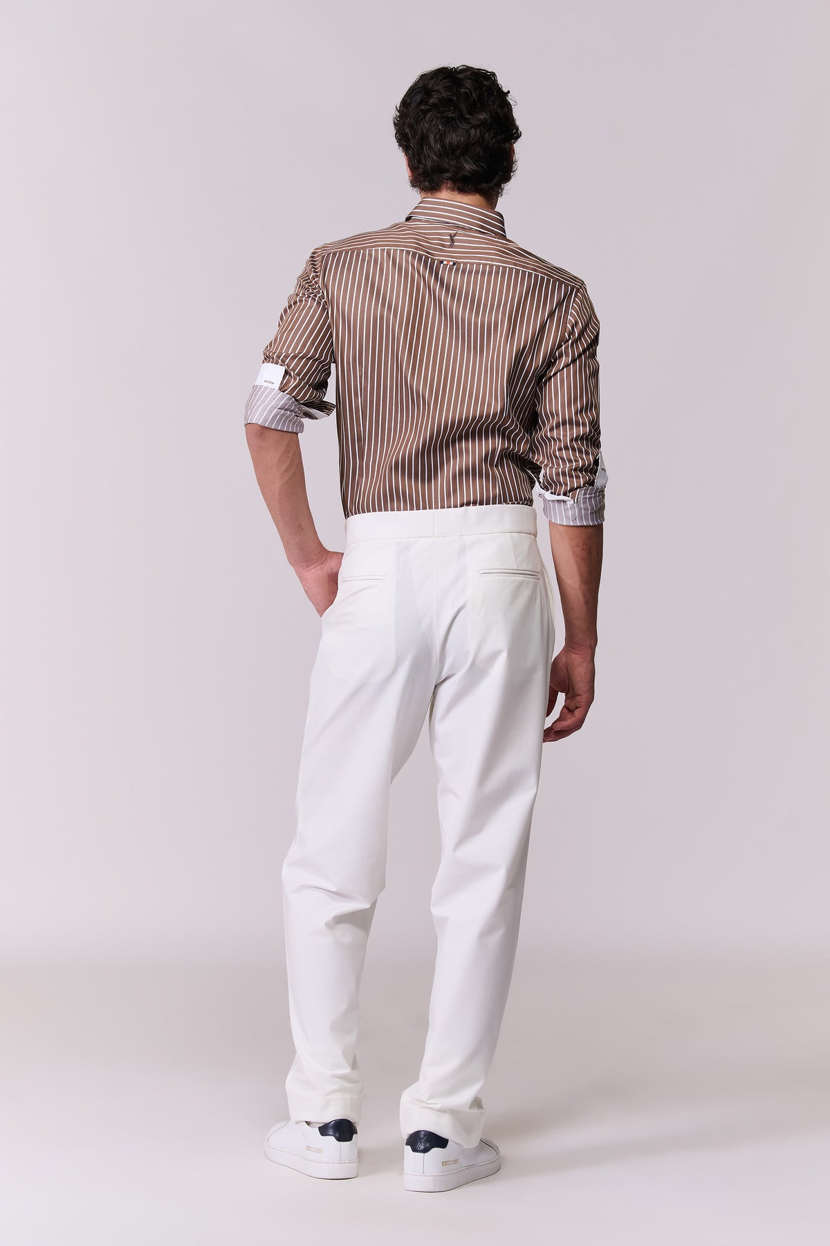SNCC Brown Contrast Pocket Shirt