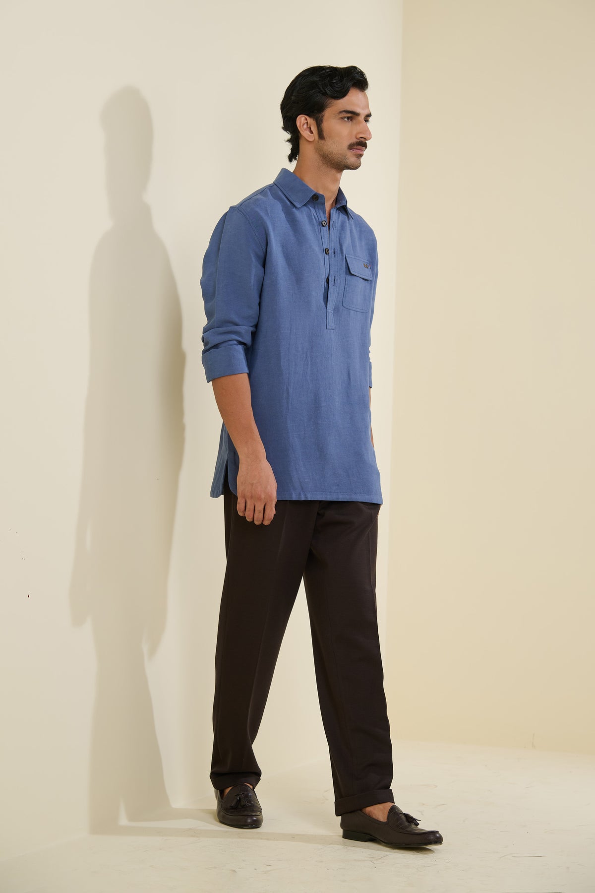 Blue Long Shirt