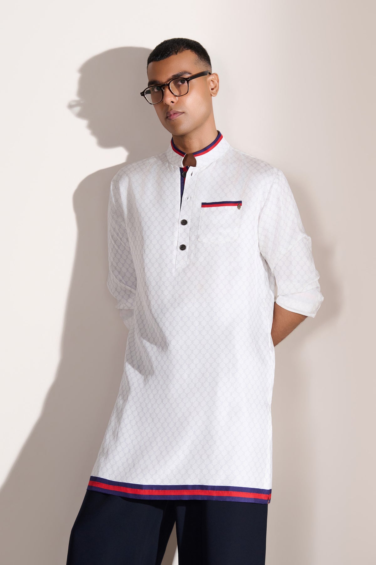 OffWhite Adamas Chain Print Kurta