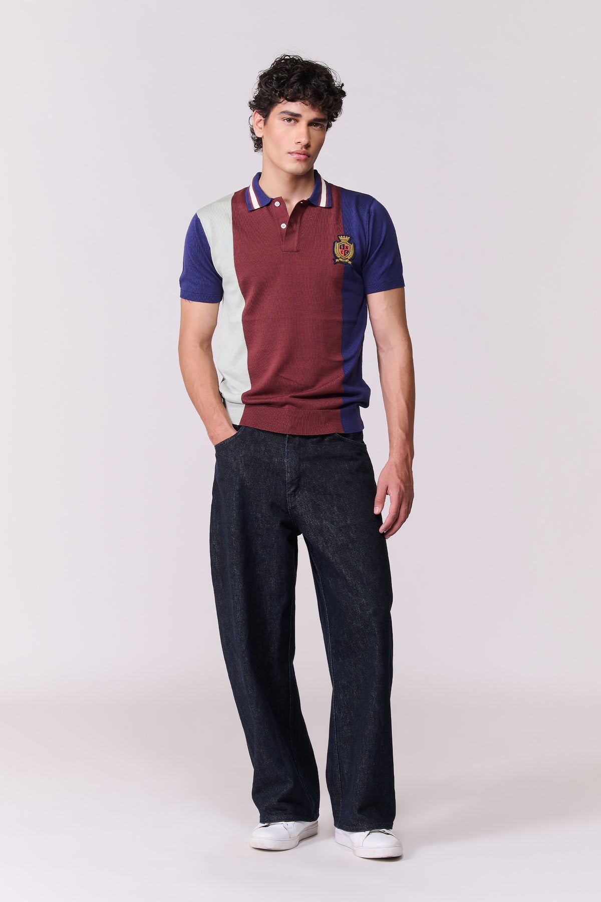 SNCC Multi Colour Block Polo T-shirt