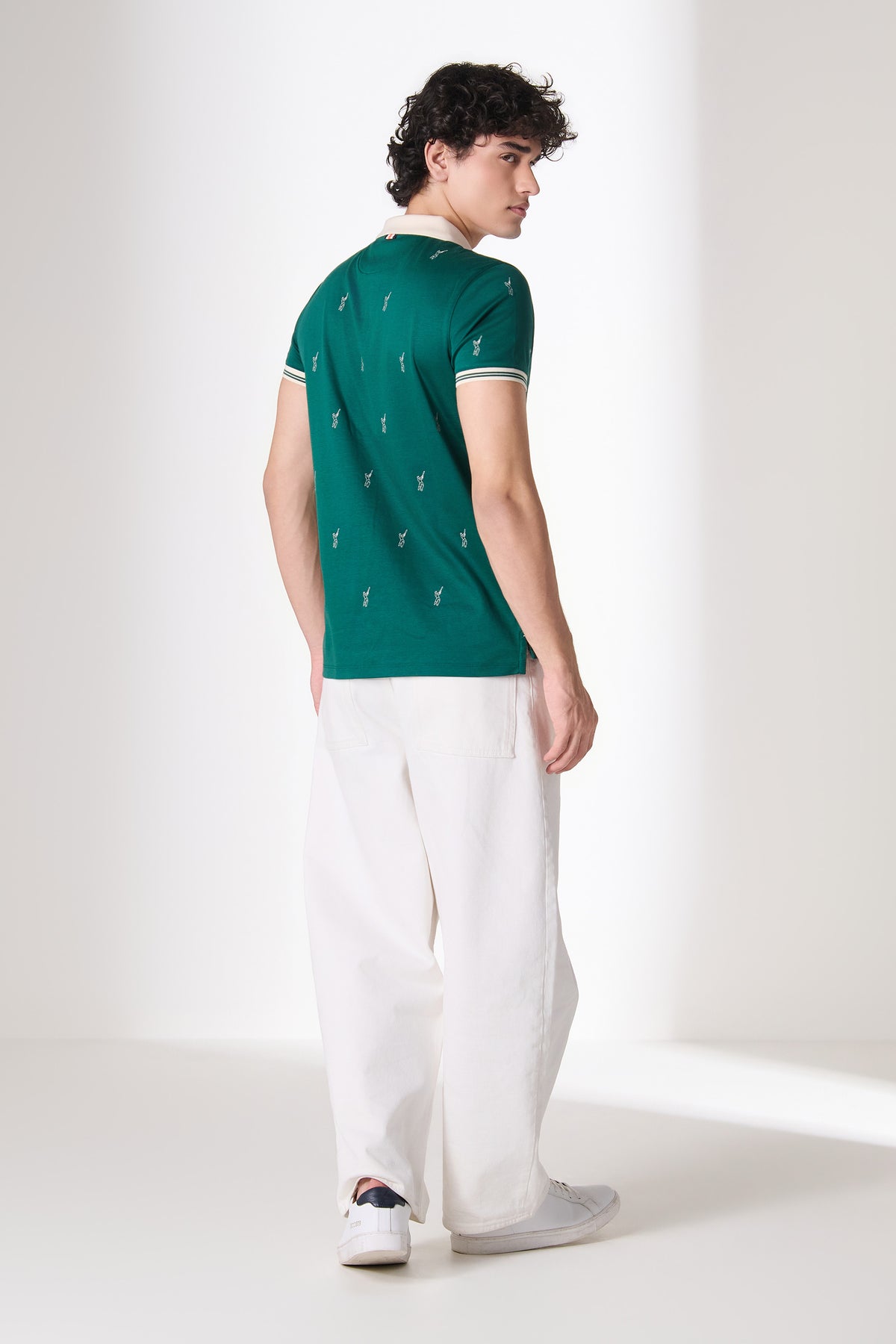SNCC Emerald Batsman Print Polo T-Shirt