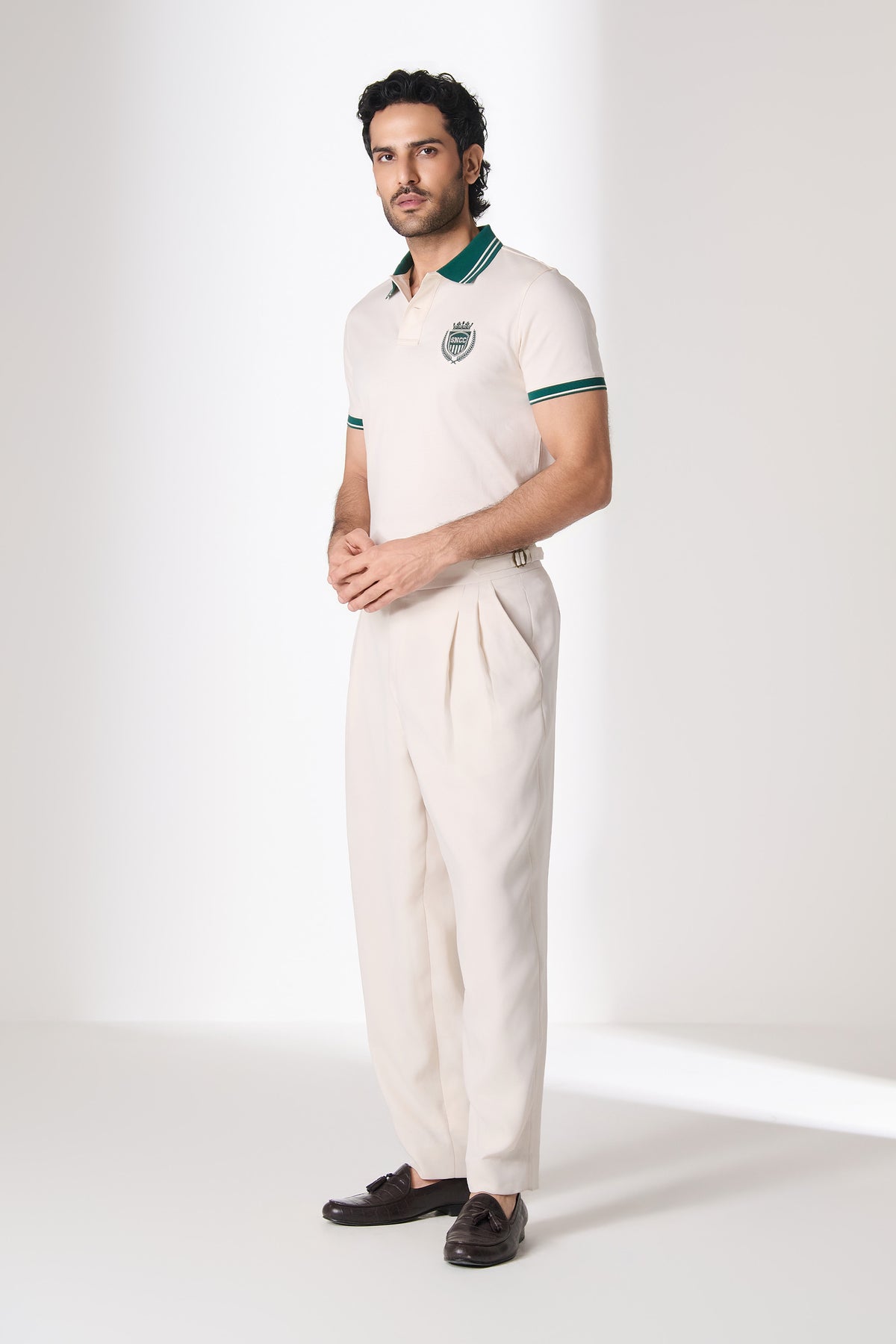 SNCC Ivory Crest Polo T-Shirt
