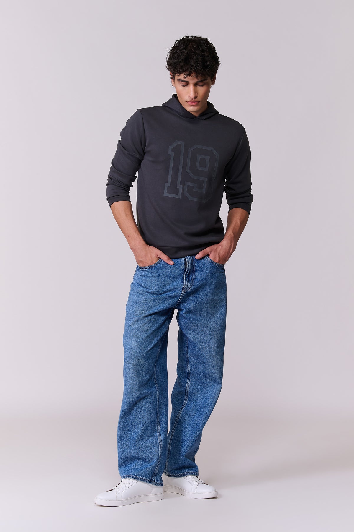 SNCC Charcoal Tonal Embossed Hoodie