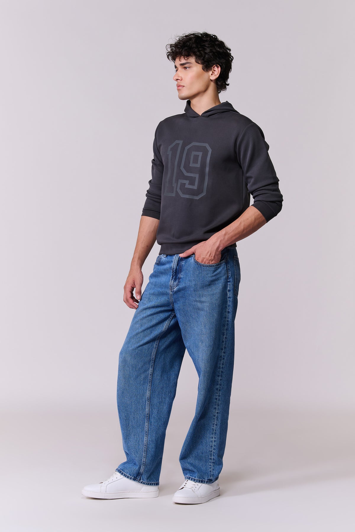 SNCC Charcoal Tonal Embossed Hoodie