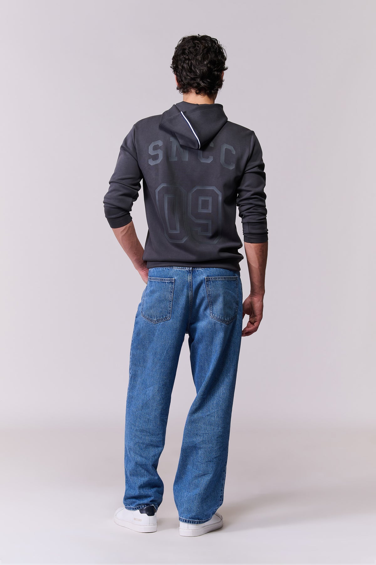 SNCC Charcoal Tonal Embossed Hoodie