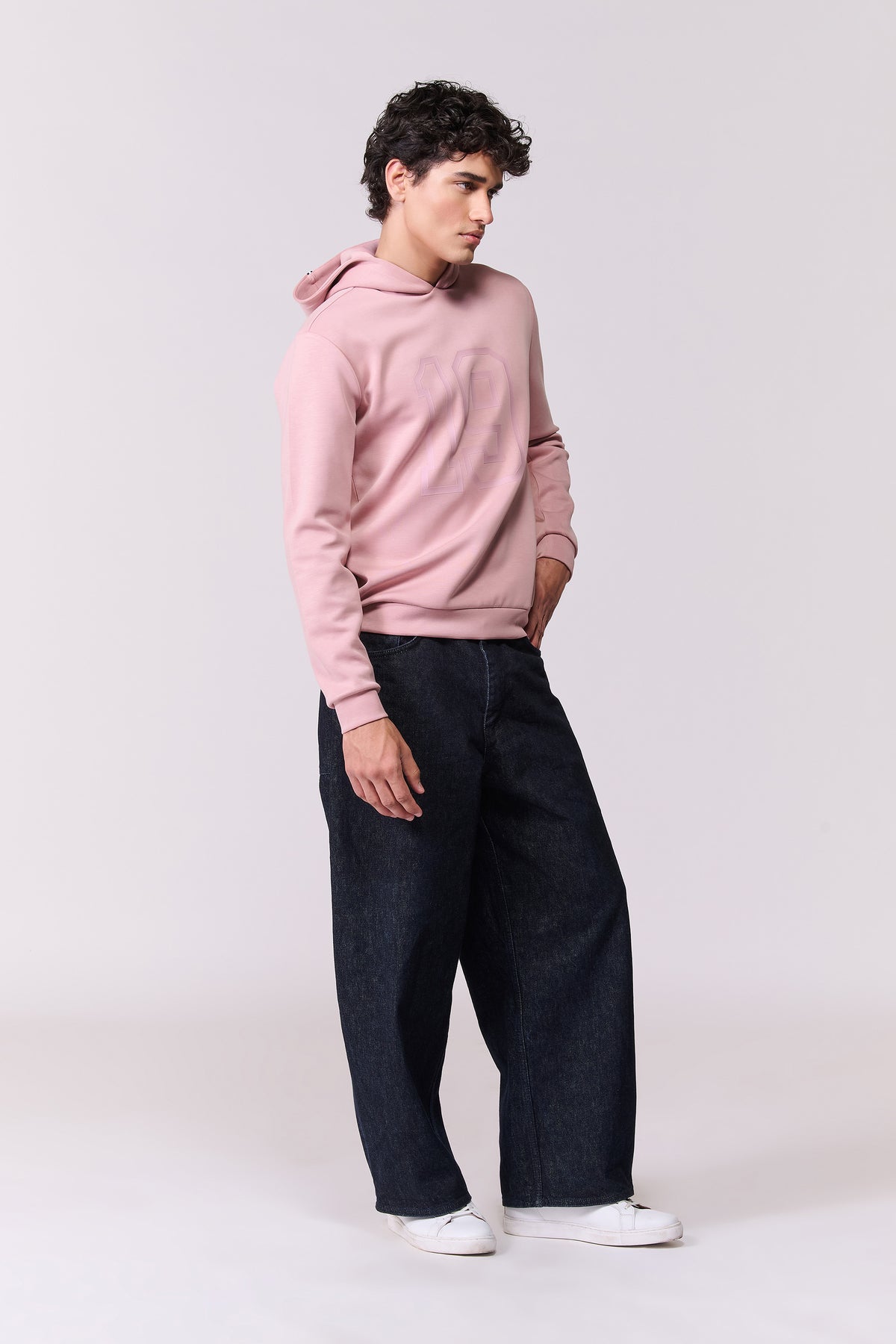 SNCC Pink Tonal Embossed Hoodie