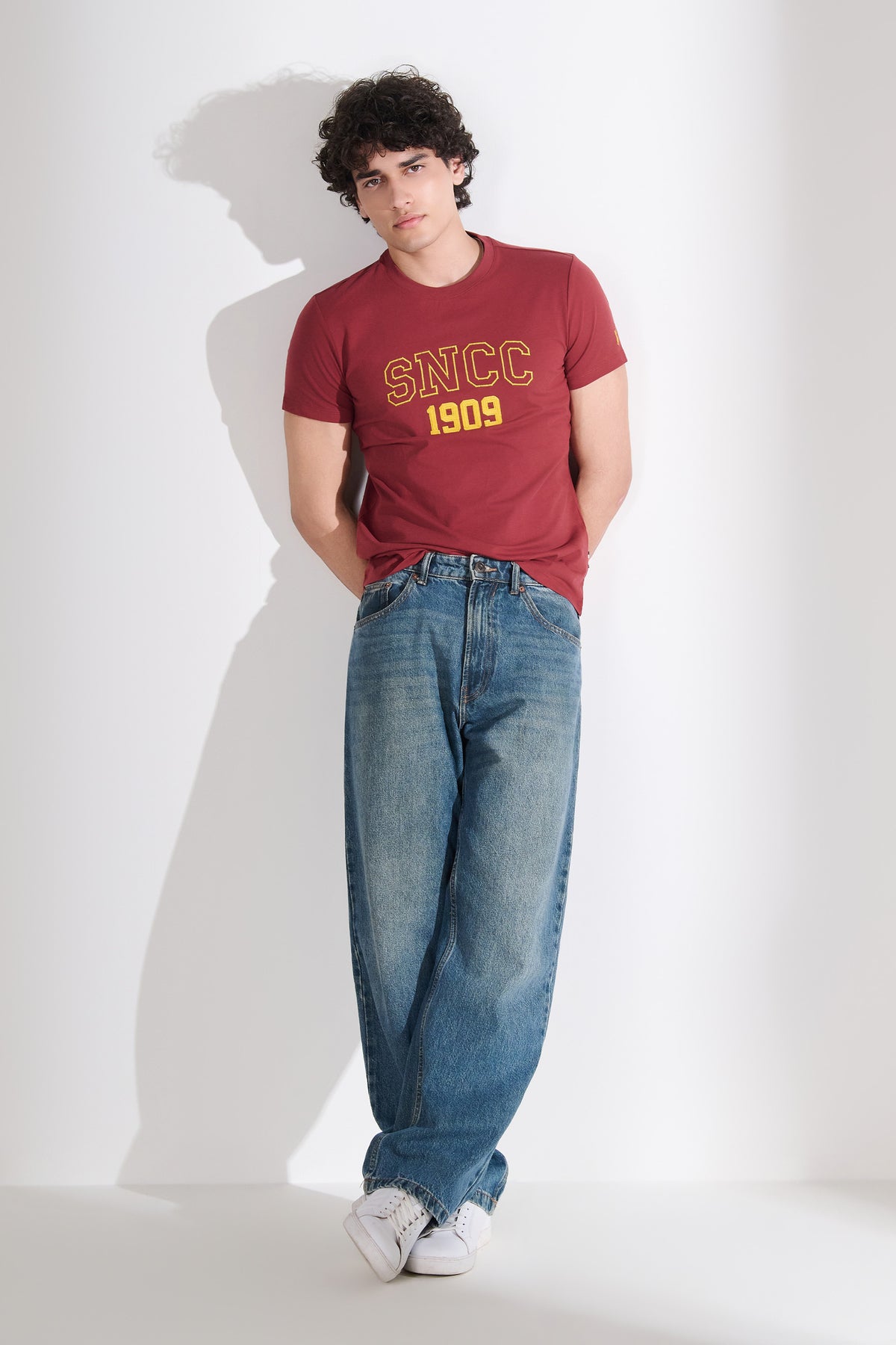 SNCC Burgundy 1909 Varsity T-Shirt