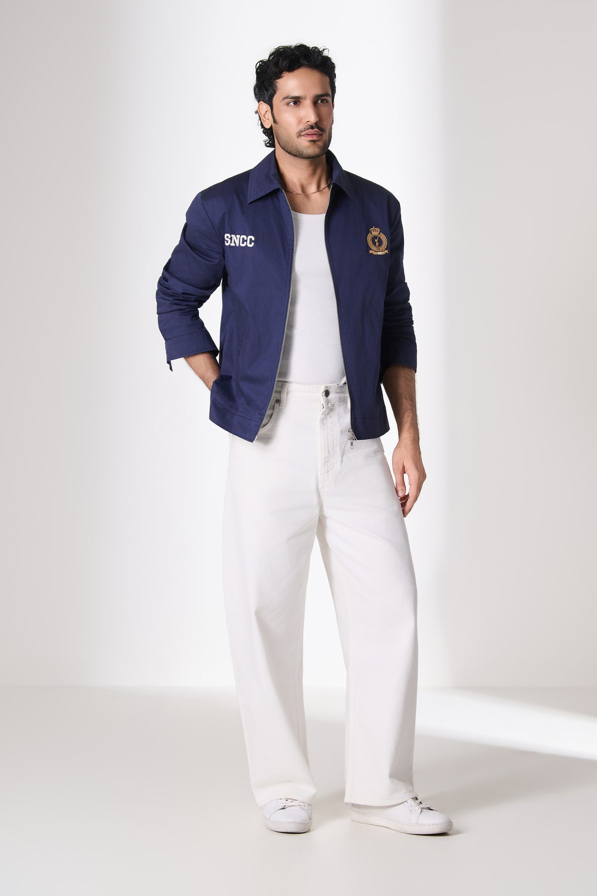 SNCC Navy Zip Jacket