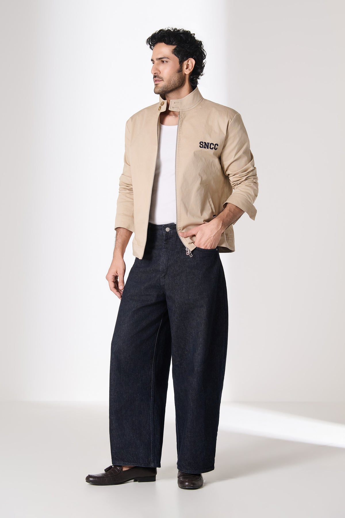 SNCC Beige Zip Jacket