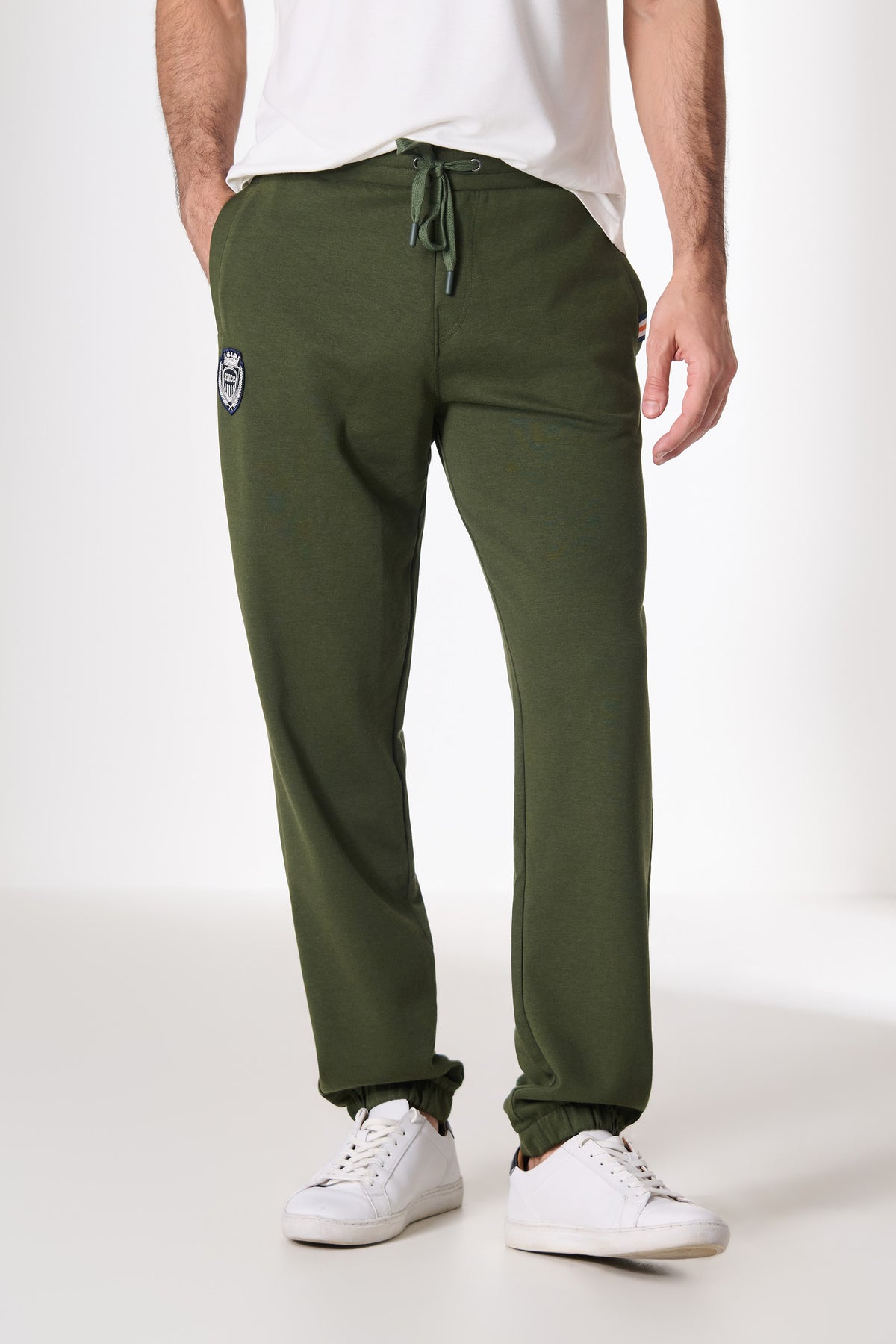 SNCC Olive Elasticated Trackpant