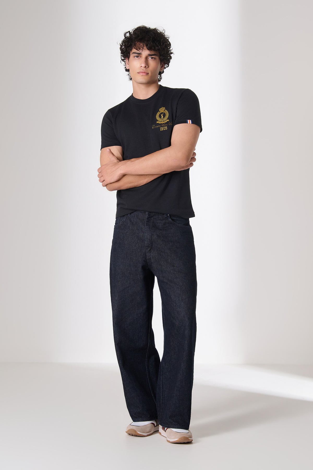 SNCC Black Gold Crest T-Shirt