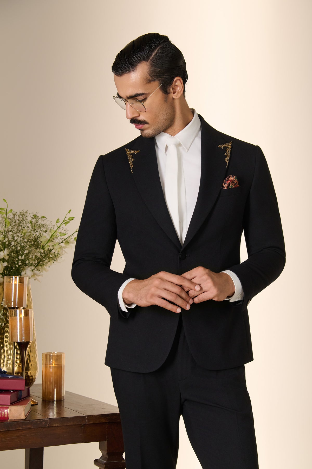 Embellished Lapel Jacket