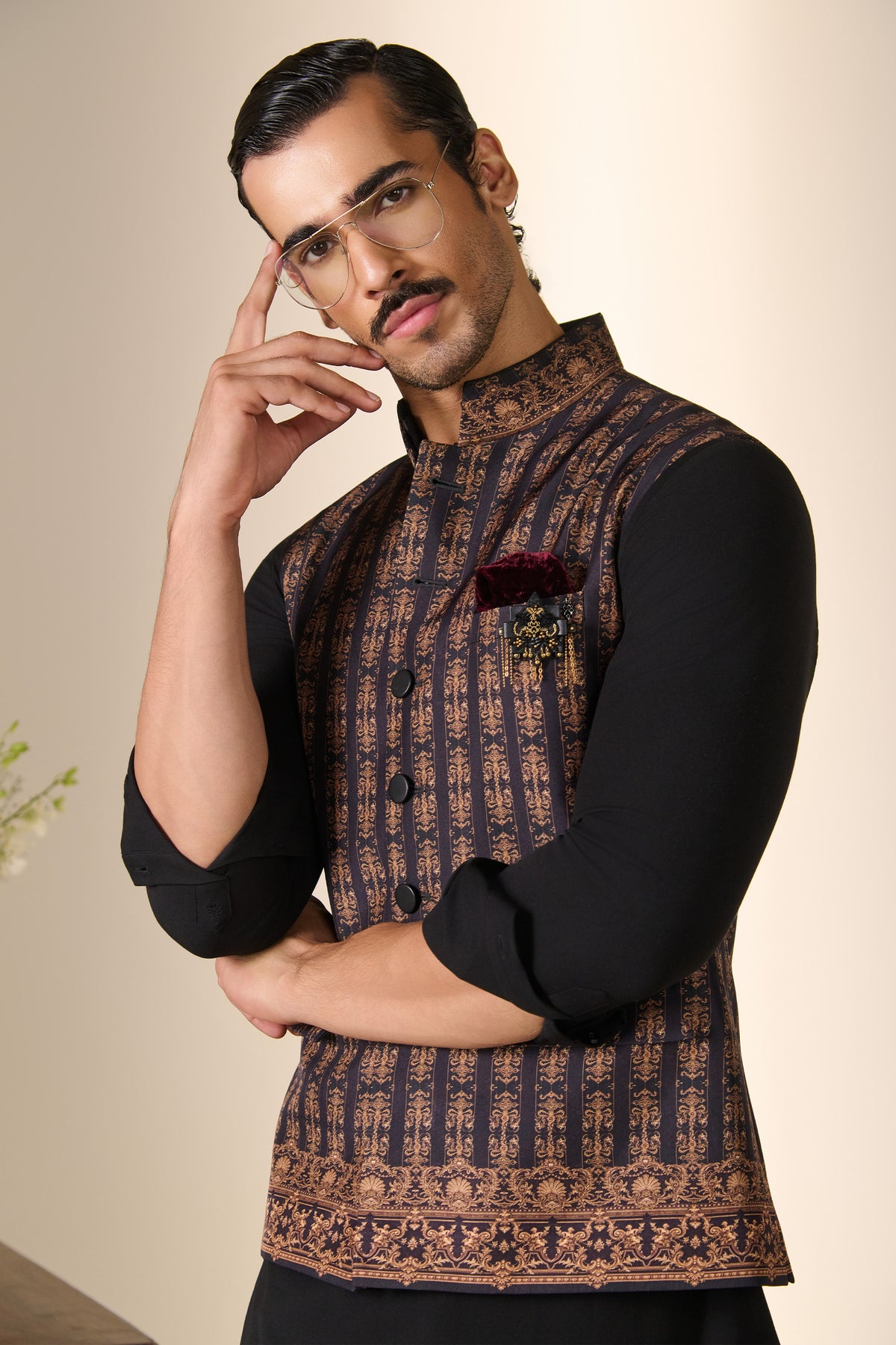 Printed Statement Waistcoat