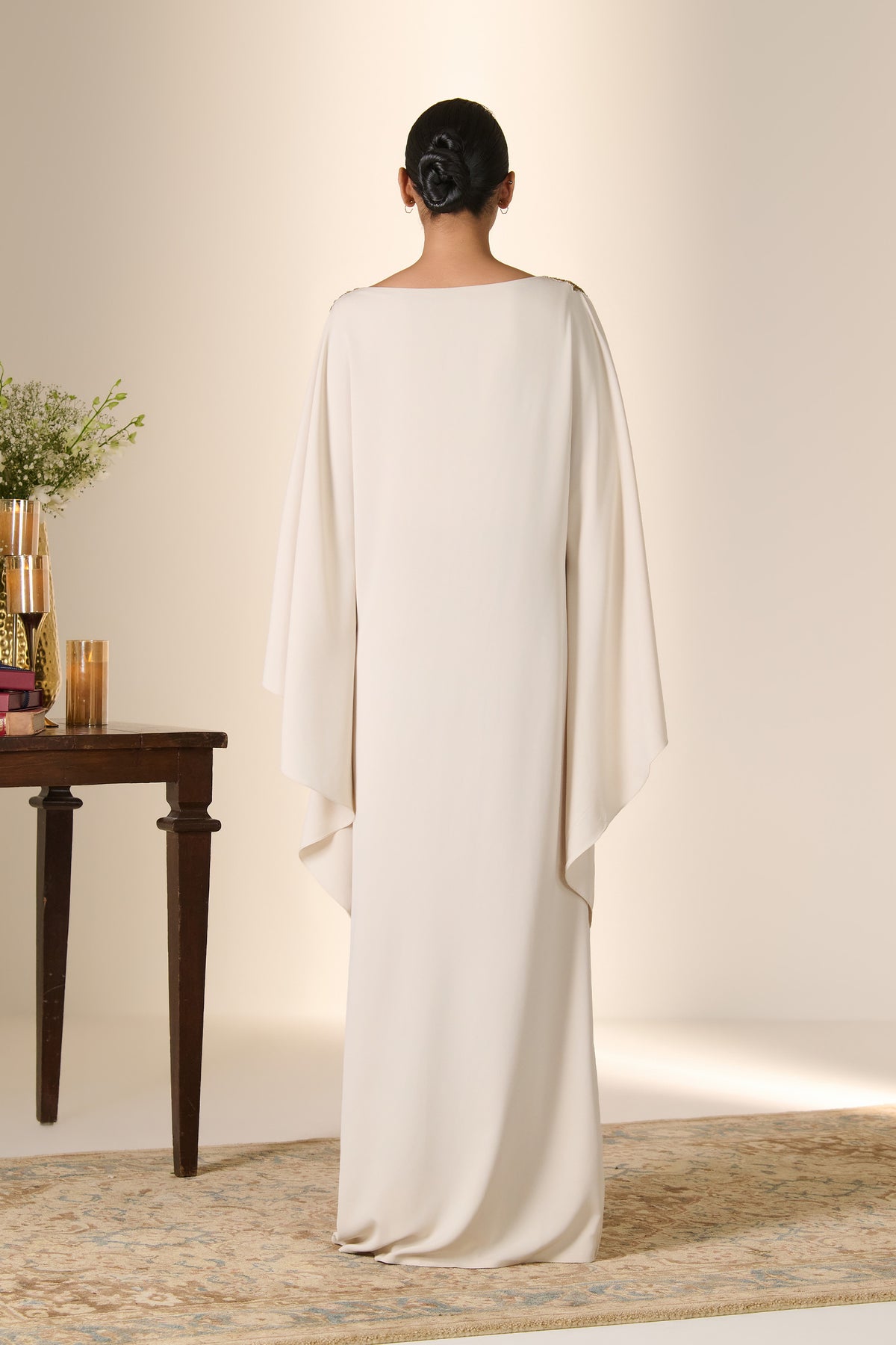 Ivory Signature Kaftan Dress