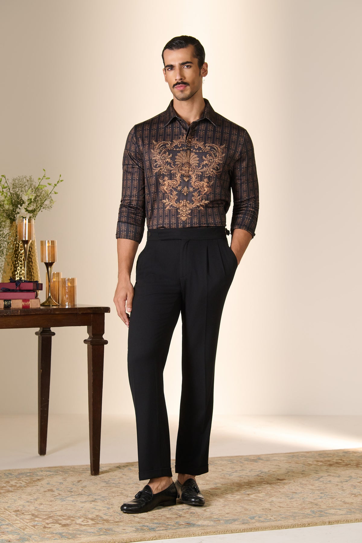 Baroque Print Statement Shirt