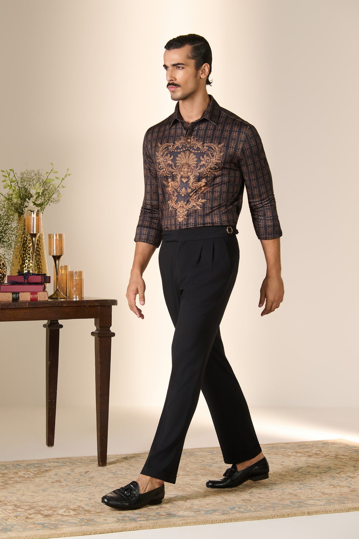 Baroque Print Statement Shirt