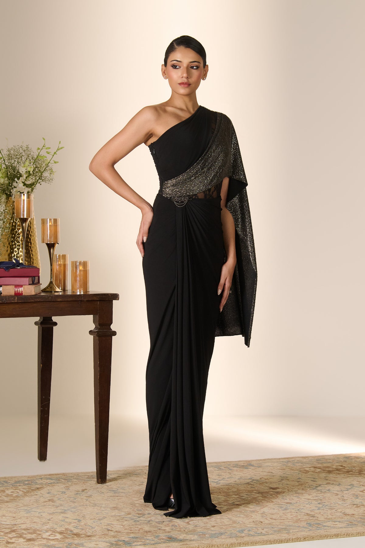 Celestial Drape Saree Gown