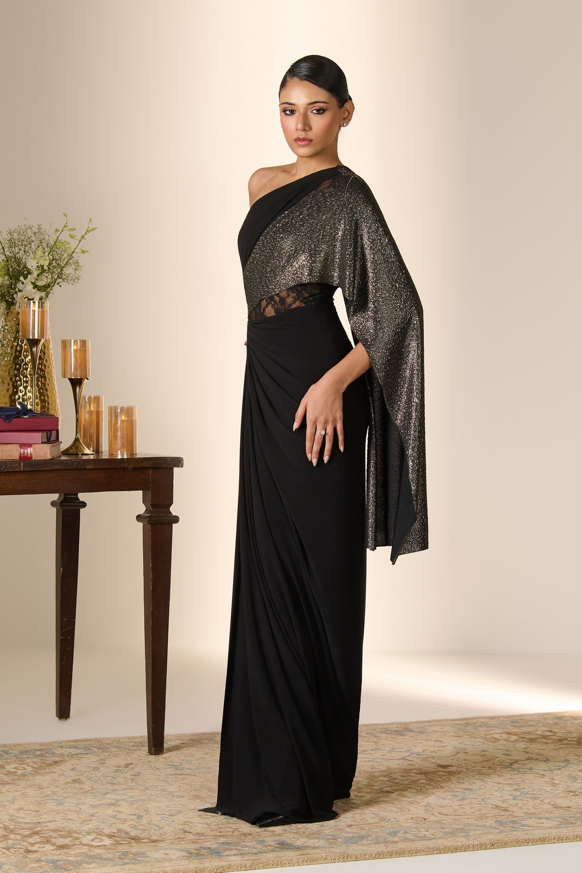 Celestial Drape Saree Gown