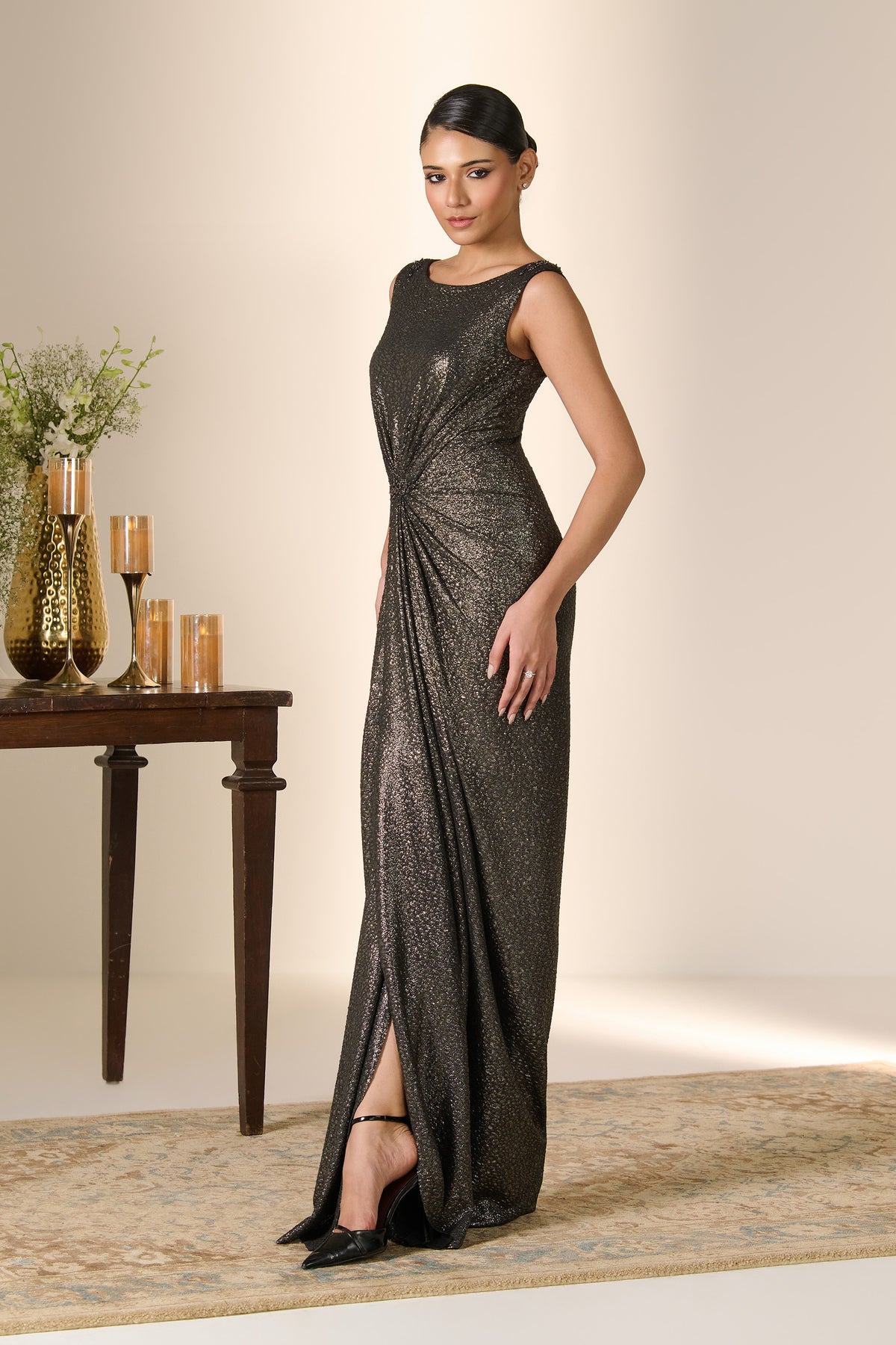 Luminous Drape Saree Gown