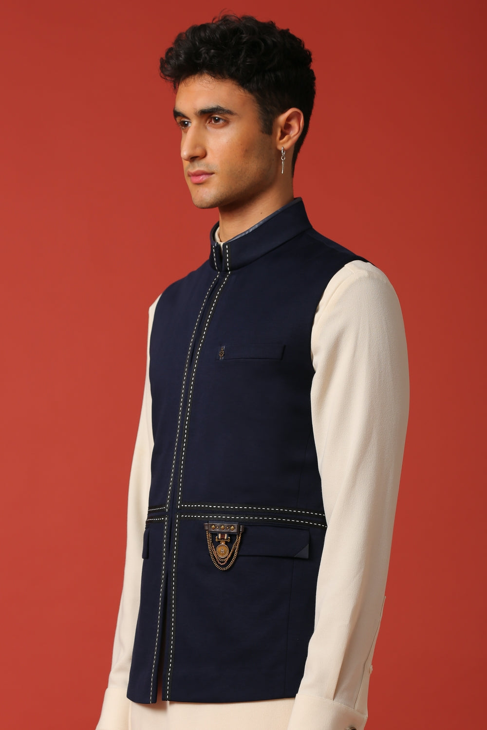 Vice Marshal Navy Waistcoat