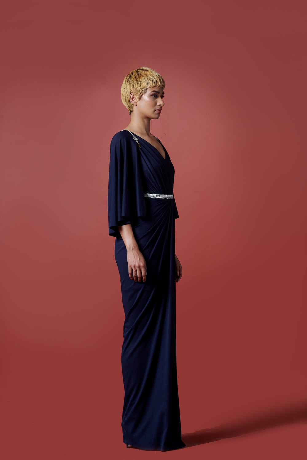 Sergeant Epaulette Saree Gown