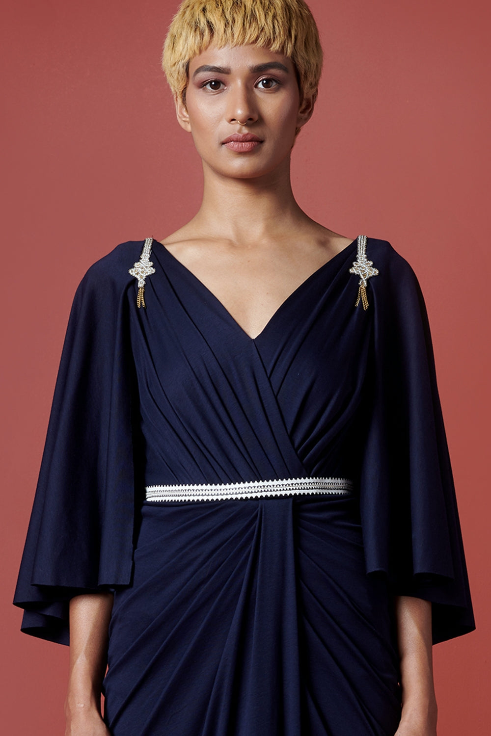 Sergeant Epaulette Saree Gown