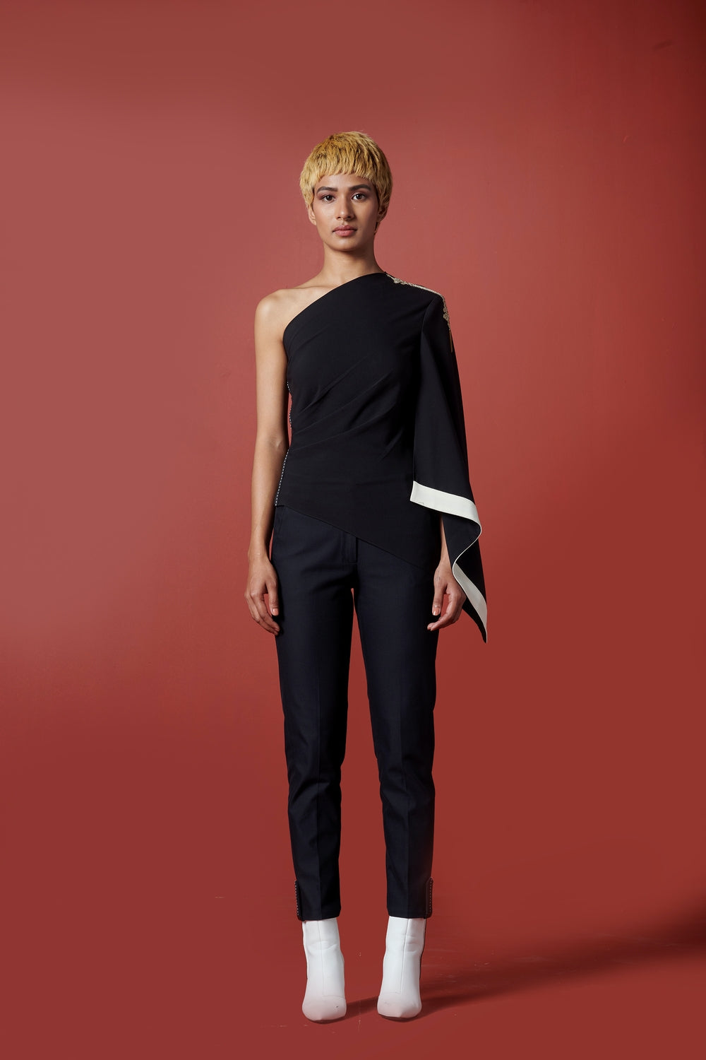Sarge Drape-Sleeve Shirt