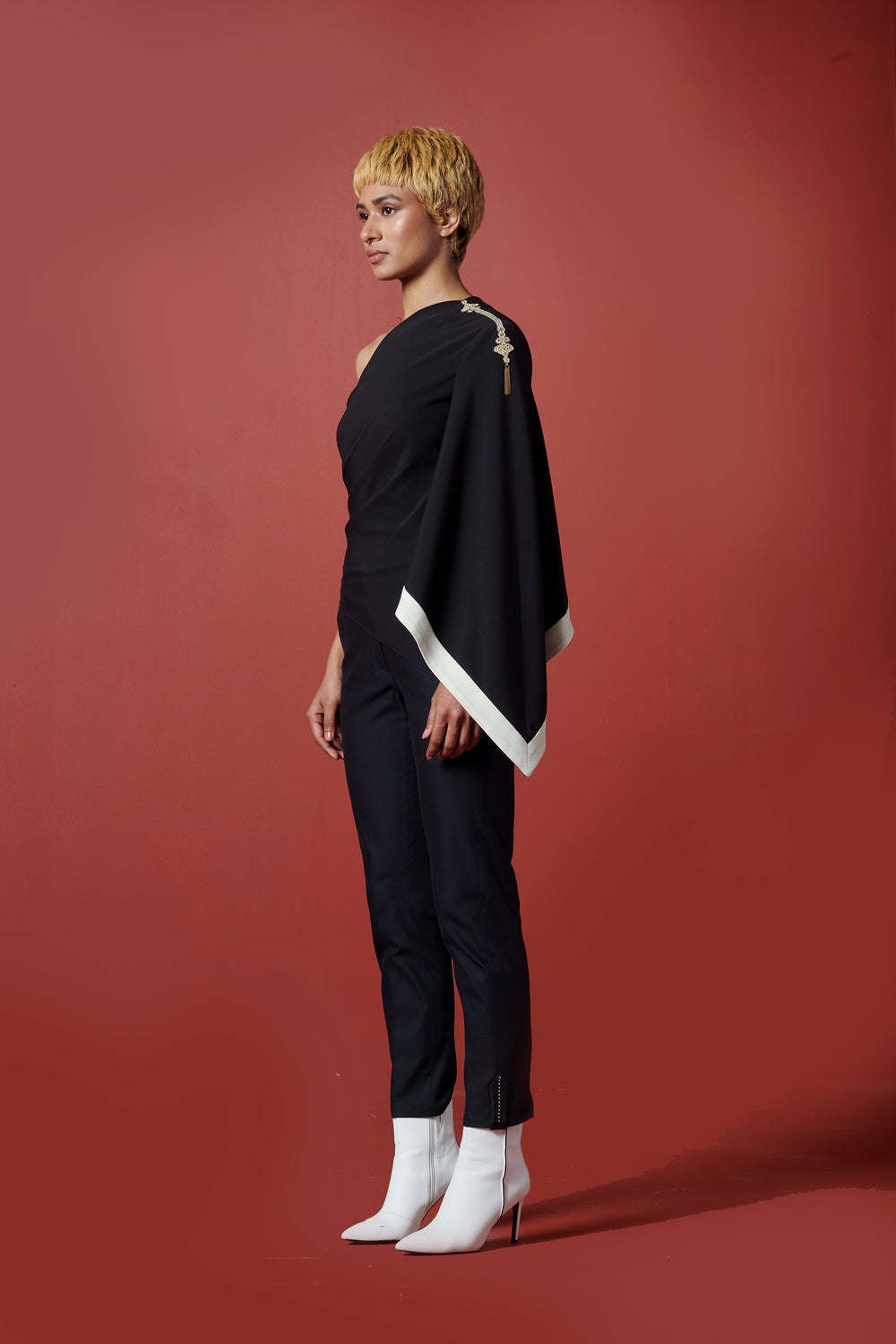 Sarge Drape-Sleeve Shirt