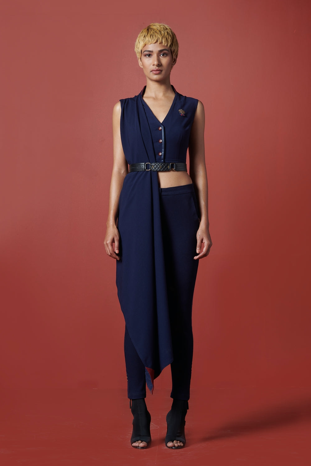 Private Epaulette Drape Shirt