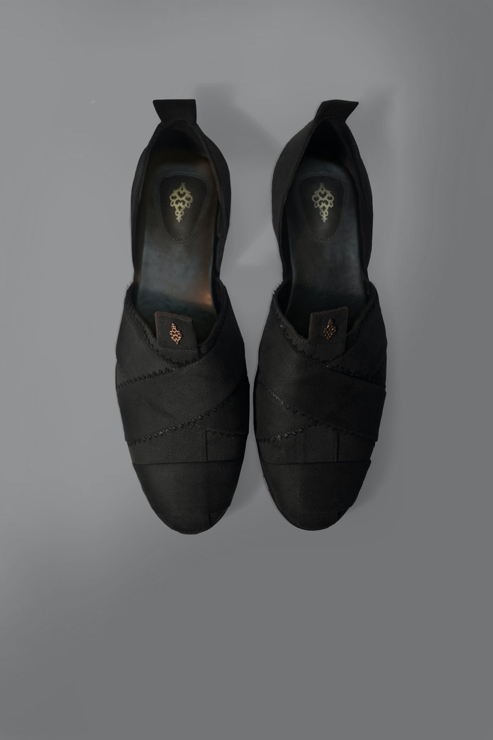 Black Convoy Wrapped Espadrilles