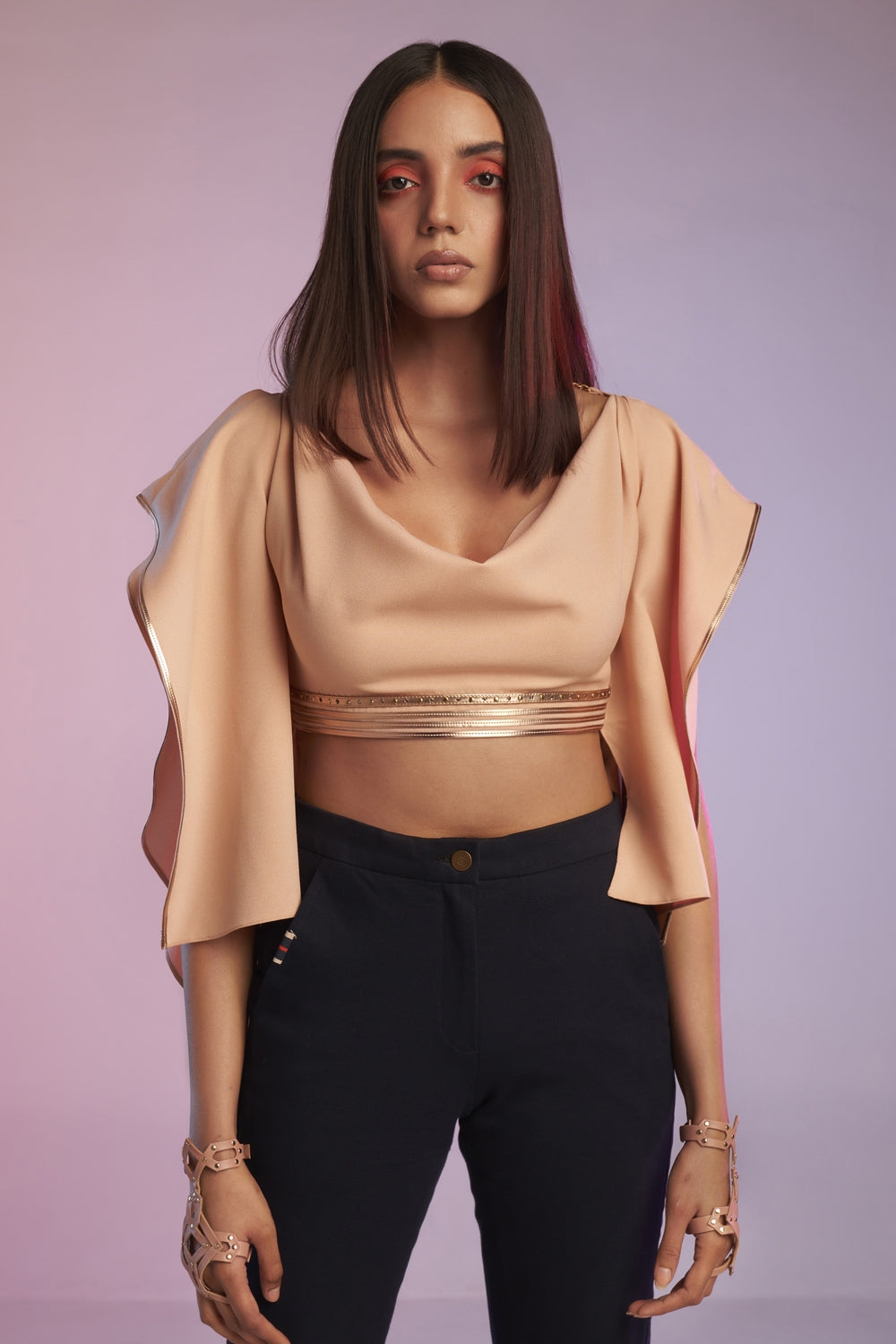 Pink Minimal Crop Top