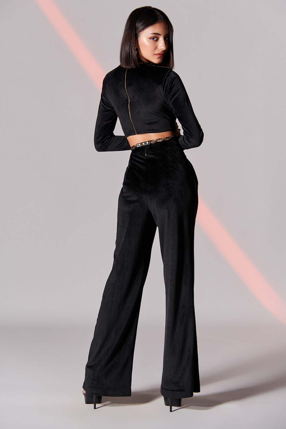 Black Wrap Around Top
