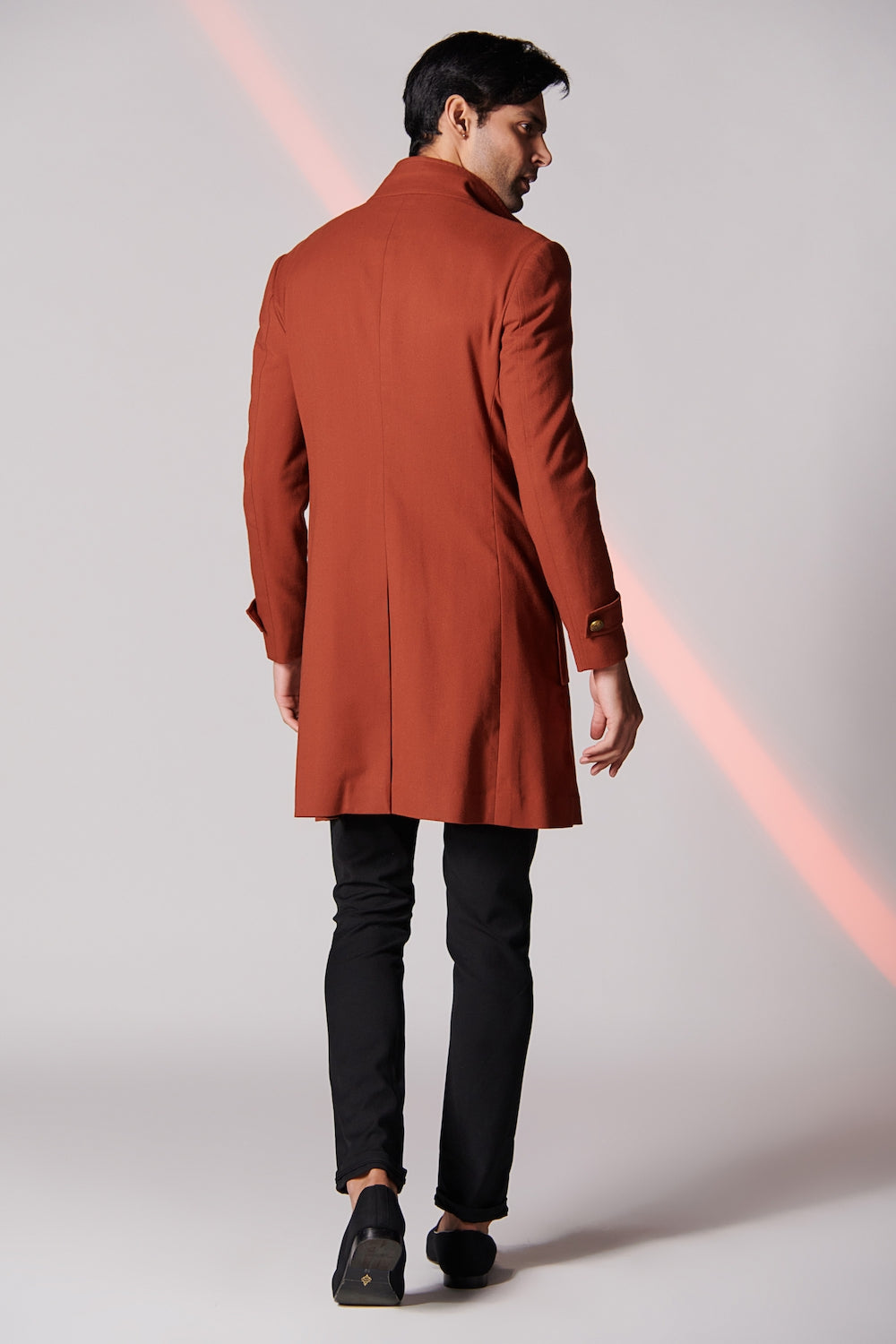 Funnel Neck Overcoat