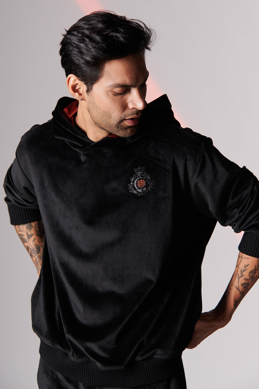 Crested Hooded Sweatshirt