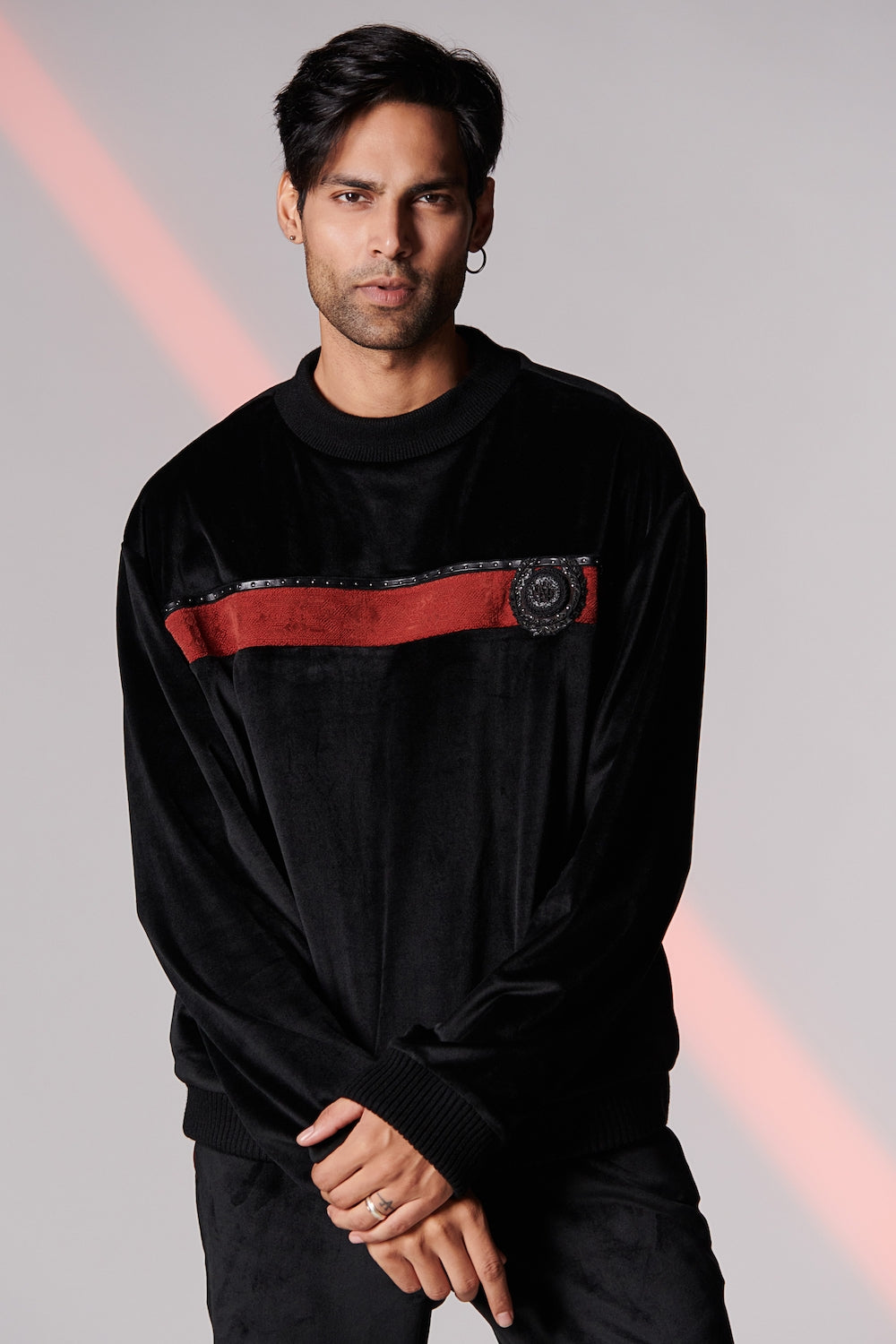 Black Crested Hoodie