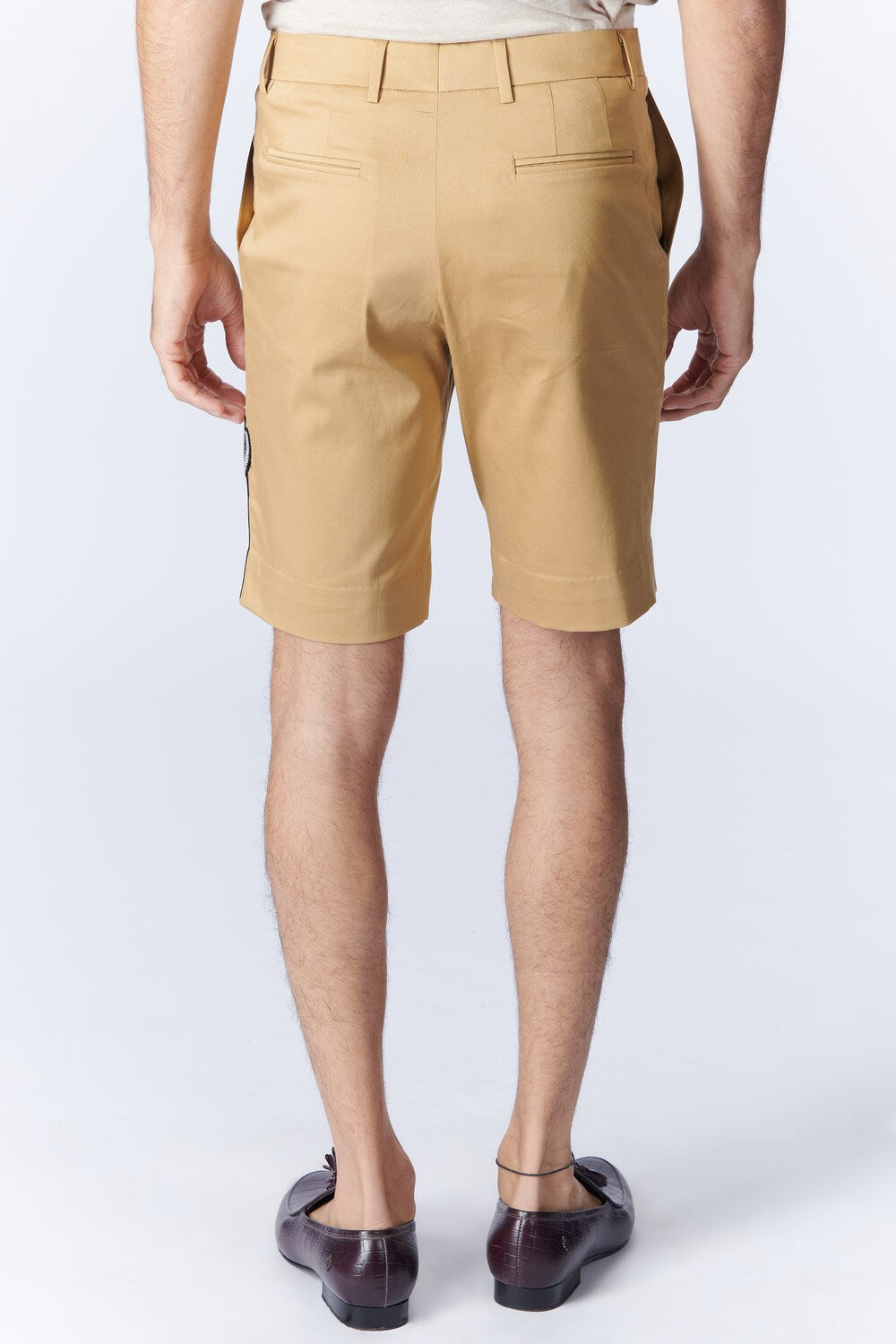 SNCC Beige Shorts with Crest