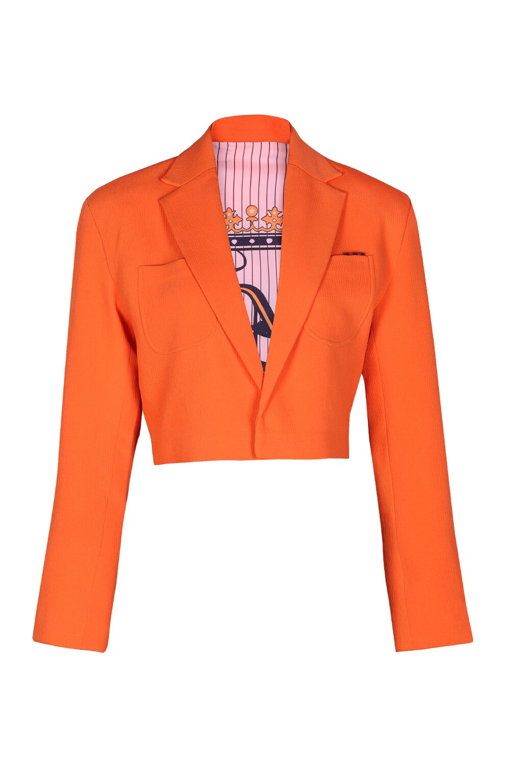 Aditi Rao Hydari in SNCC Orange Crop Jacket