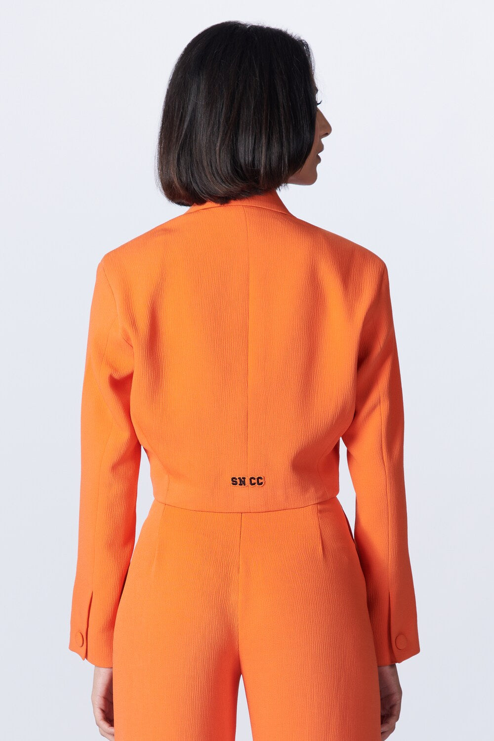 Aditi Rao Hydari in SNCC Orange Crop Jacket