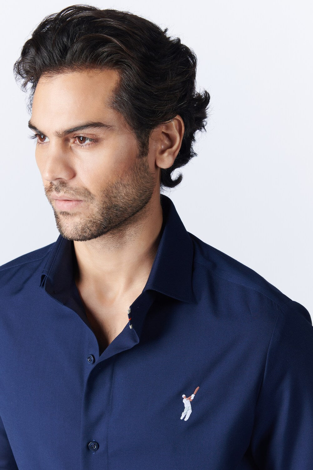 SNCC Navy Shirt with Batsman Logo