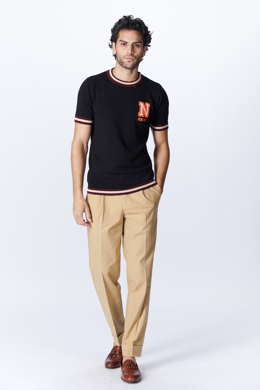 SNCC Black Knit T-Shirt