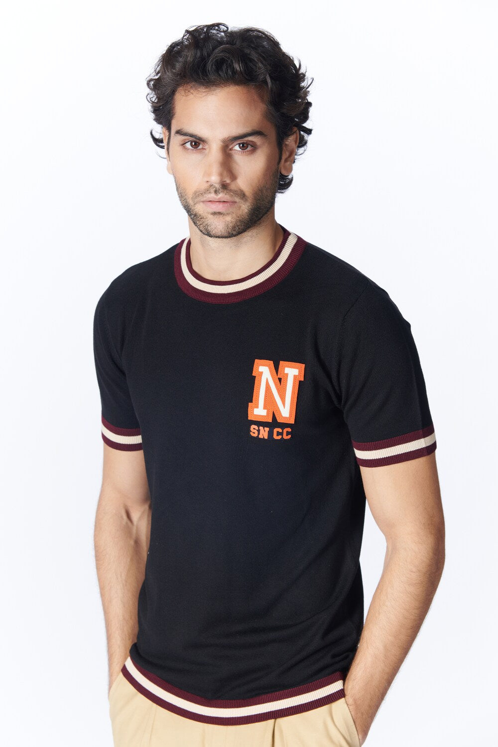 SNCC Black Knit T-Shirt