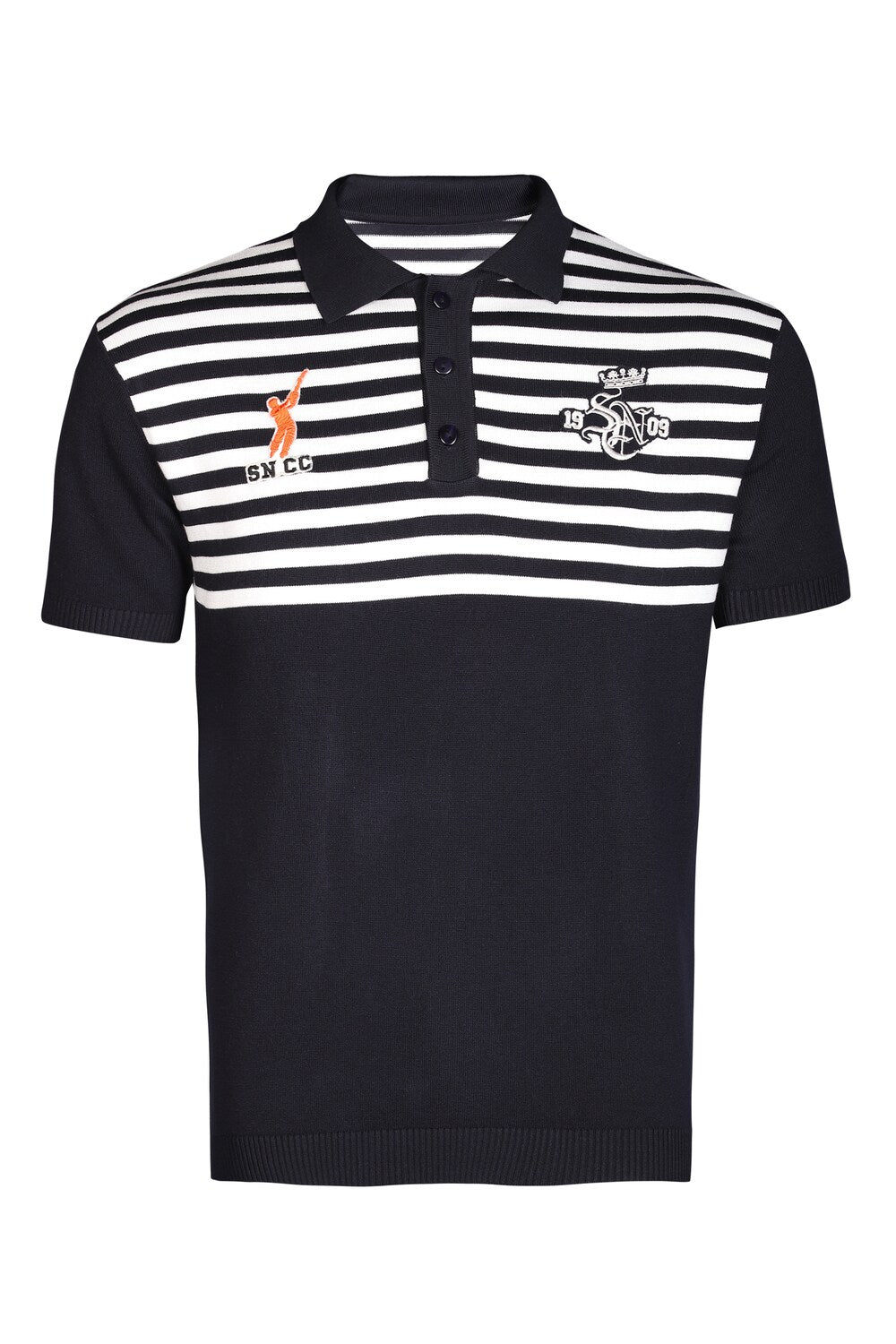 SNCC Navy Stripe Knit T-shirt