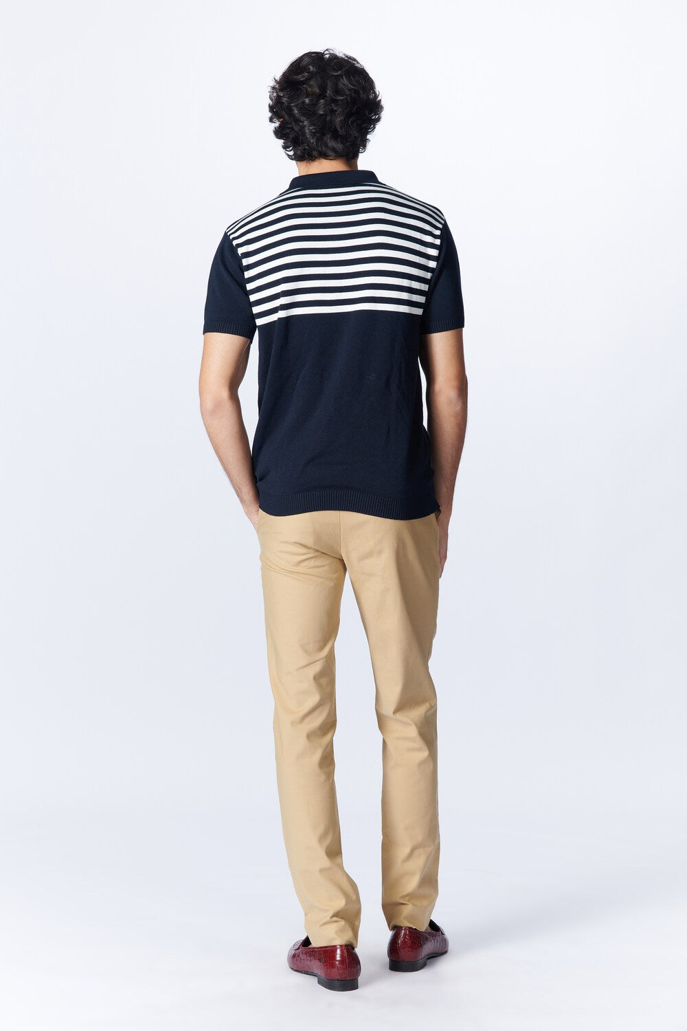 SNCC Navy Stripe Knit T-shirt