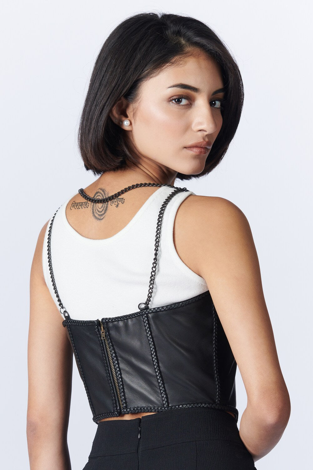 SNCC Black Under-Bust Corset