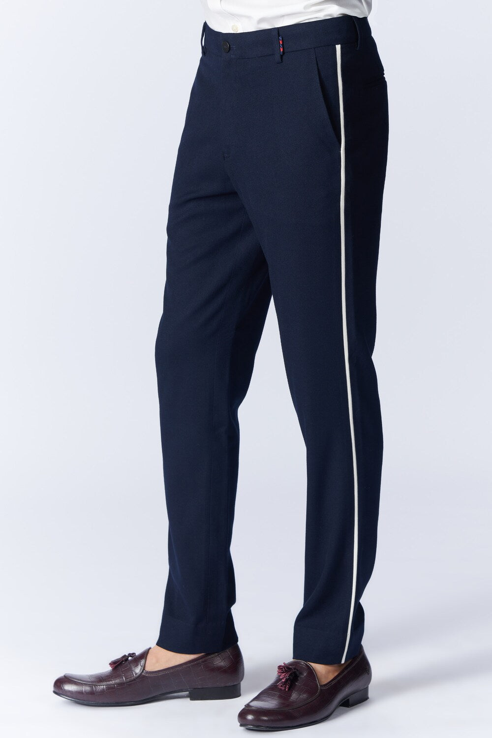 SNCC Navy Trouser with Pipe Detailing