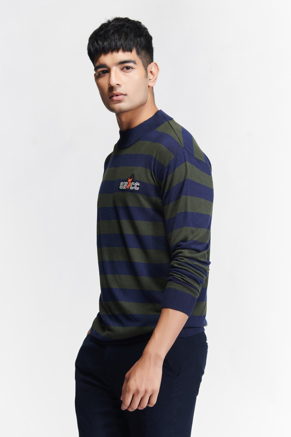 SNCC Military Stripe Knit T-shirt