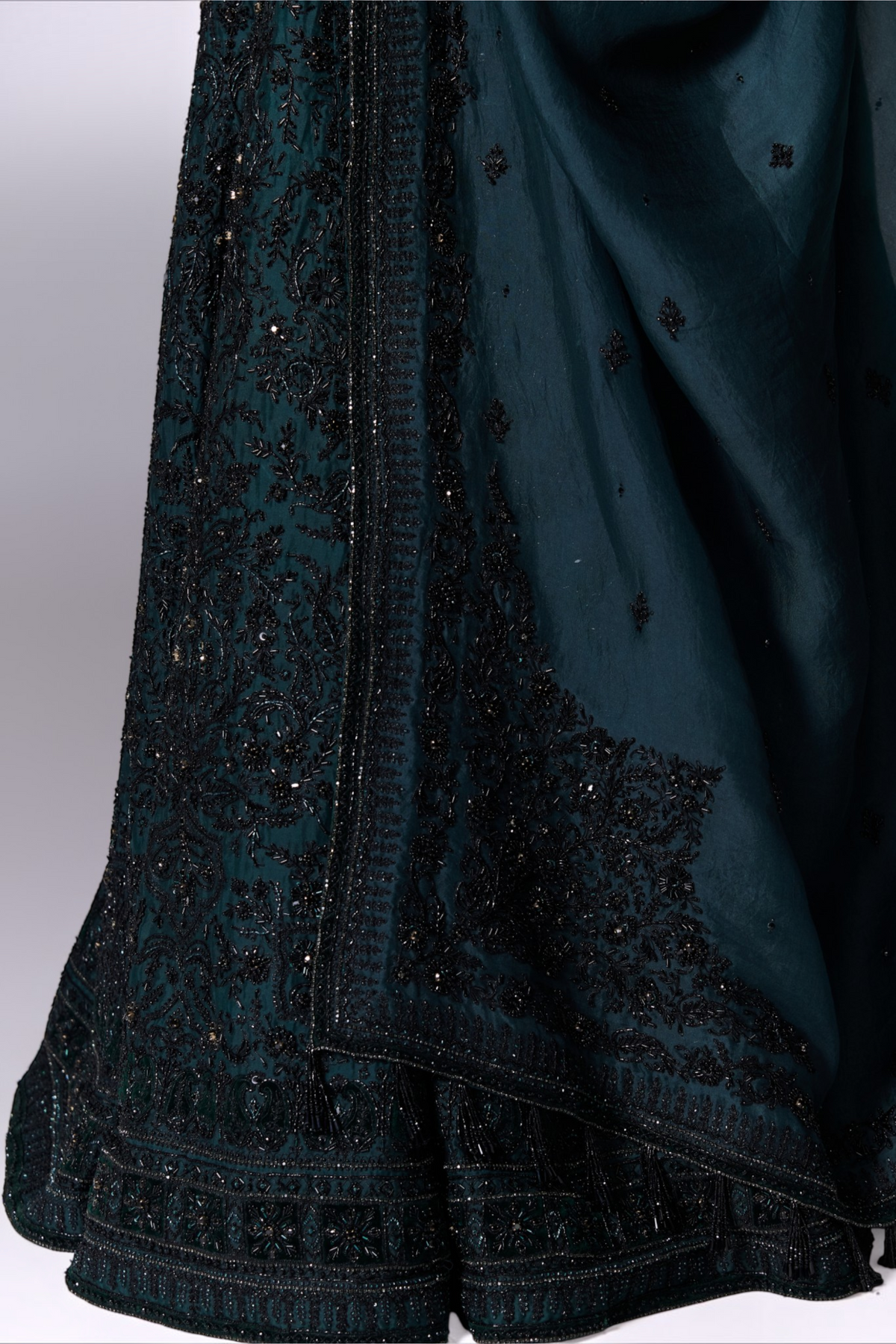 Emerald Embellished Lehenga Set