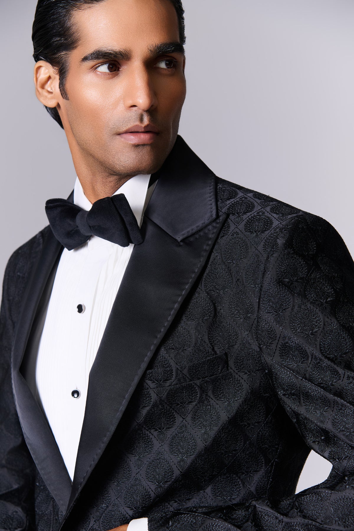 Obsidian Black Evening Tuxedo Set