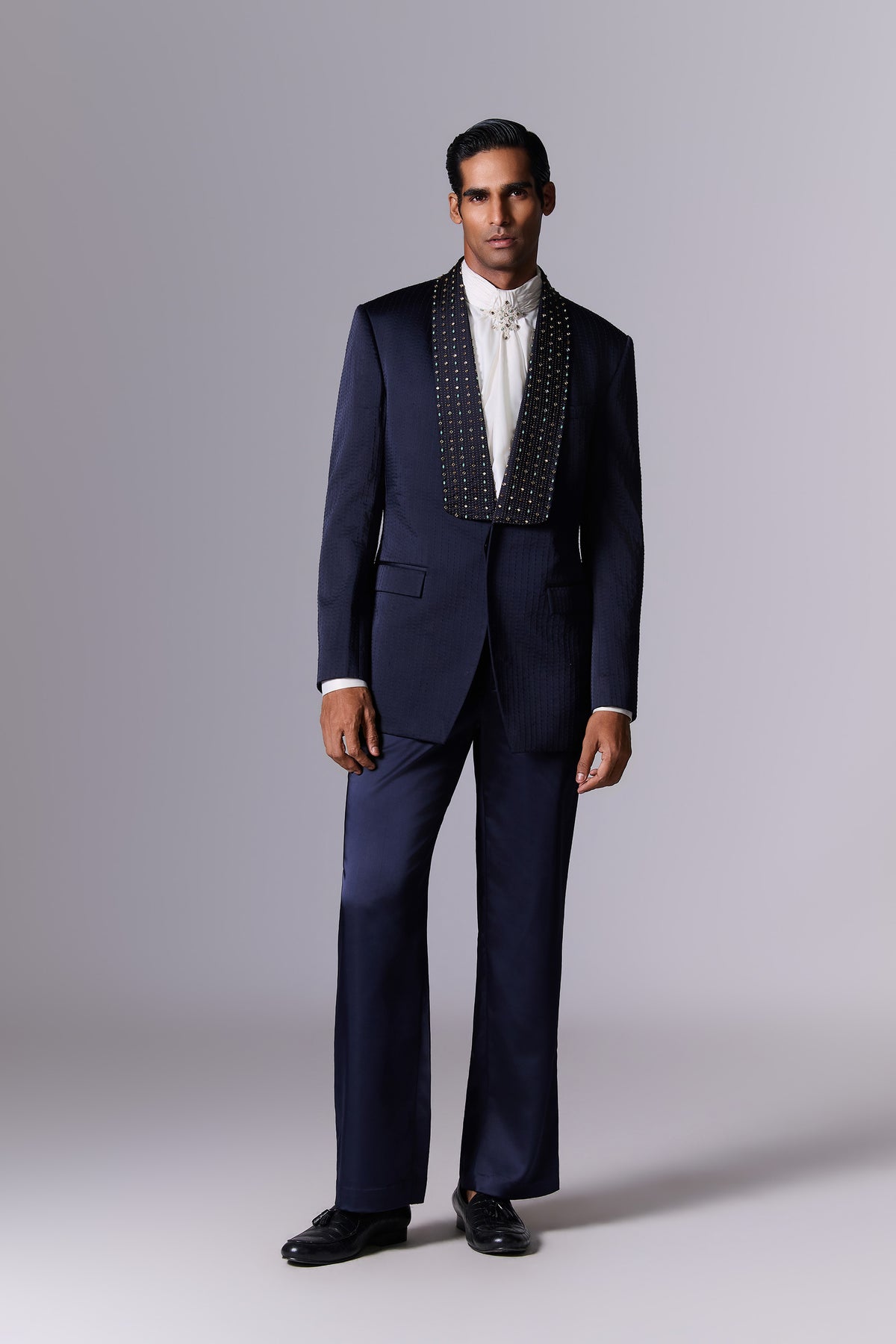 Midnight Blue Cocktail Tuxedo Set