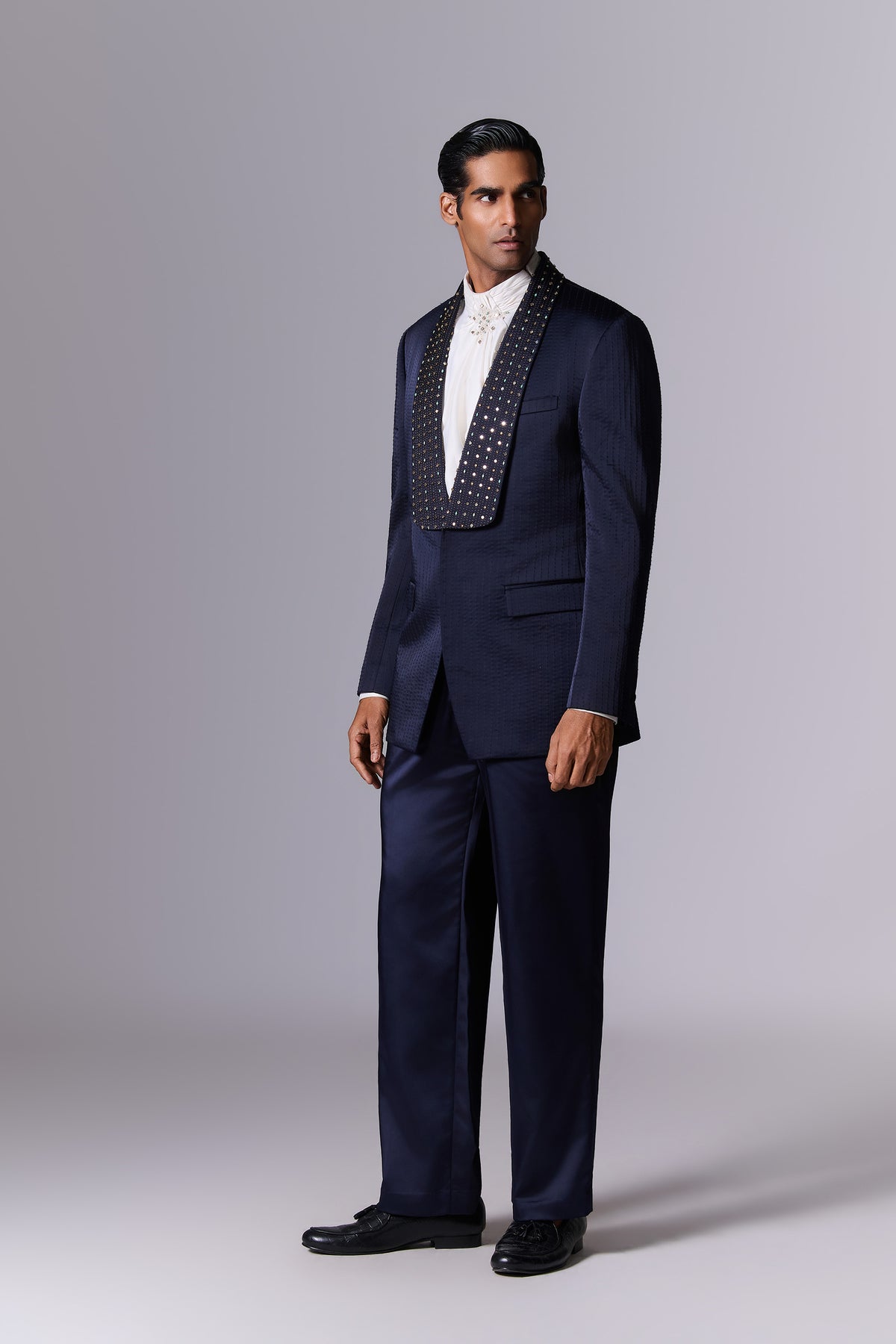 Midnight Blue Cocktail Tuxedo Set
